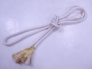 リサイクル　和装小物　帯締め　礼装用　金銀糸　正絹　手組　丸組